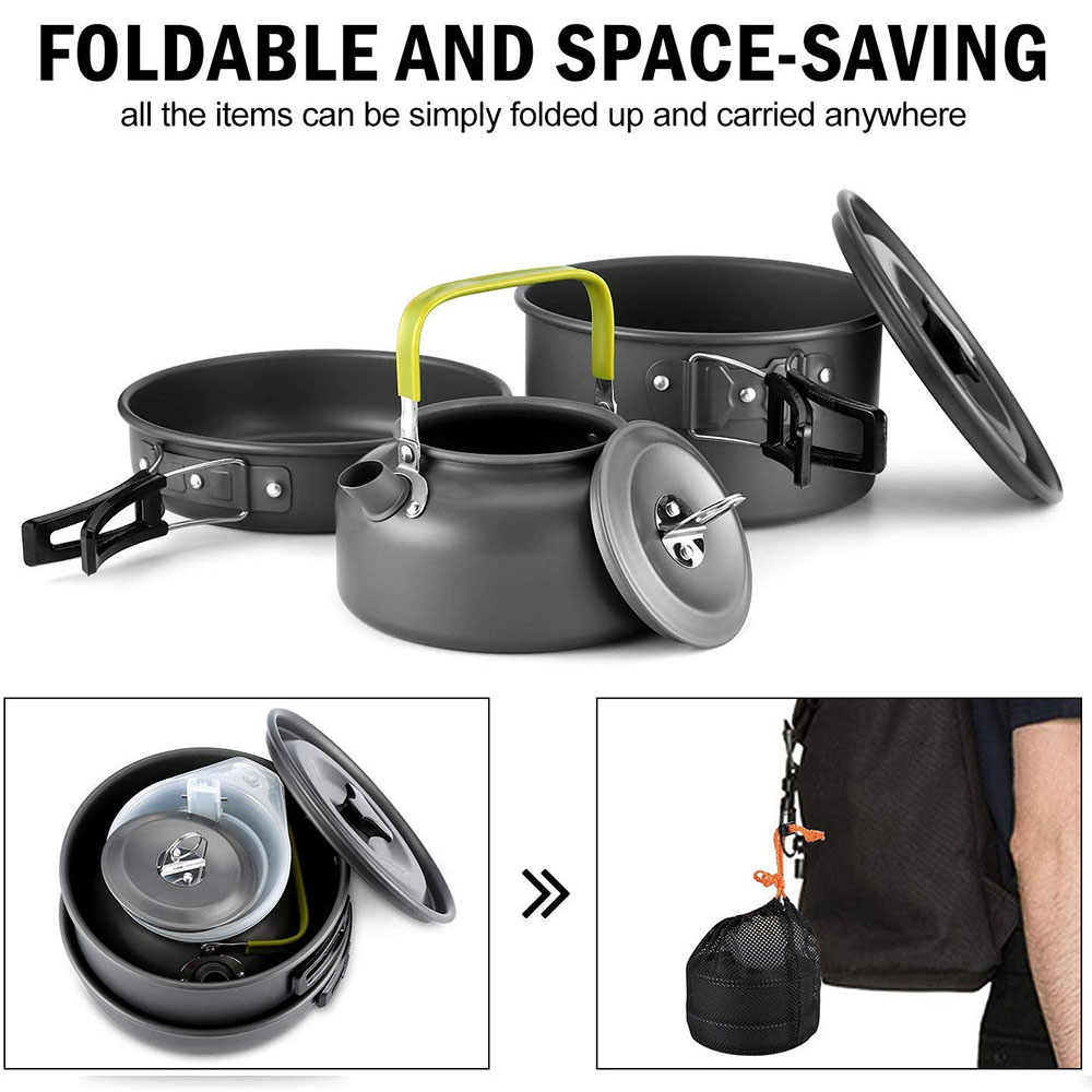 Outdoor Camping Cookware Set M - Camping Cooking Gear recension och pris