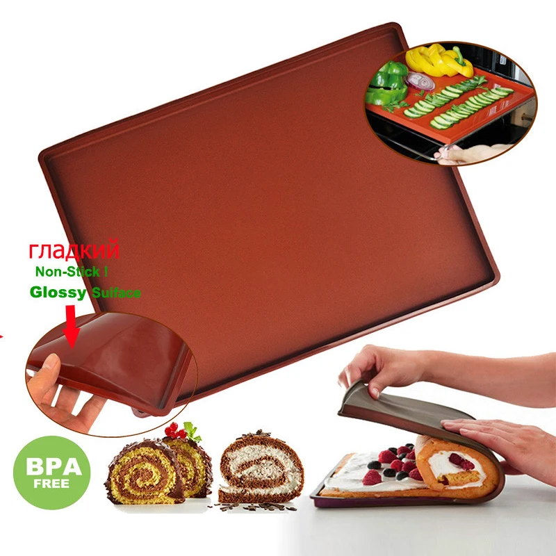 Silicone Baking Mat Cake Roll  - Camping Cooking Mat recension och pris