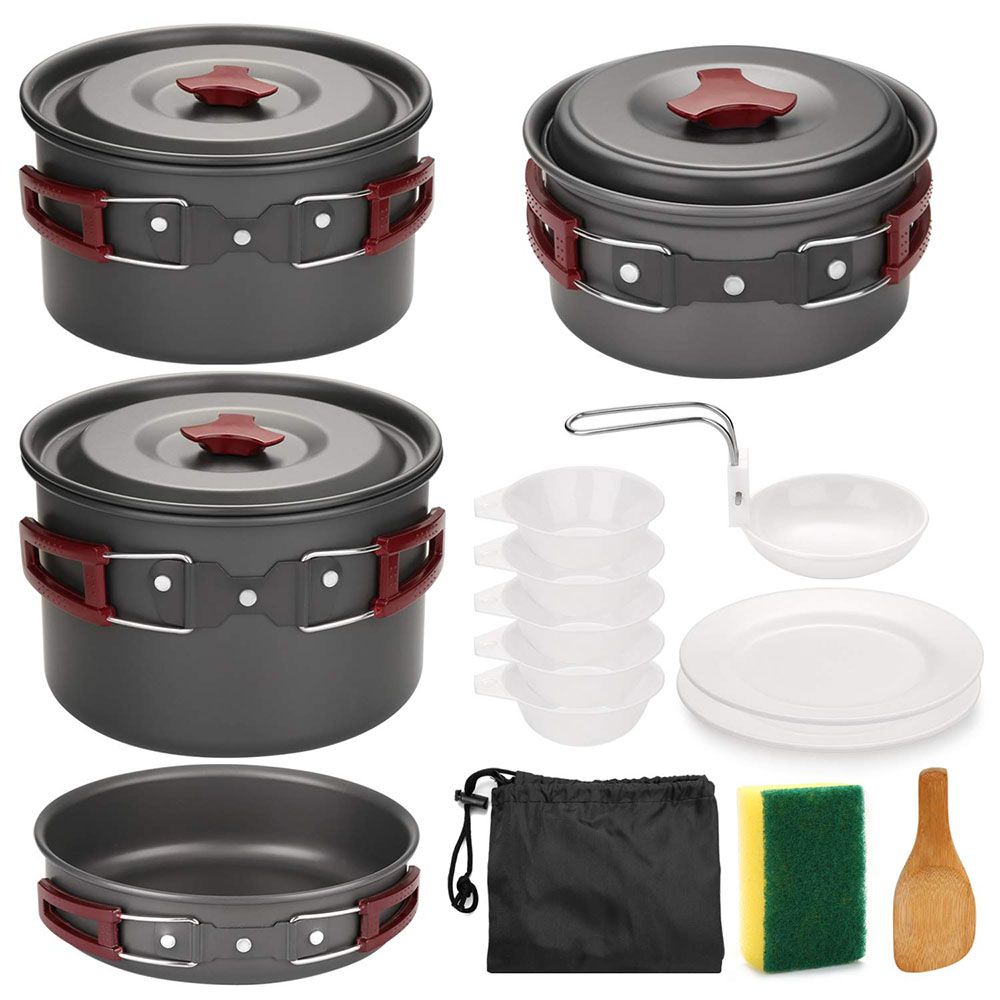 Outdoor Camping Cookware Kit N - Camping Cooking Gear recension och pris