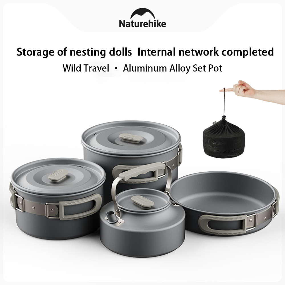 Naturehike Outdoor Pot Set,Cam - Camping Outdoor Cooking Set recension och pris
