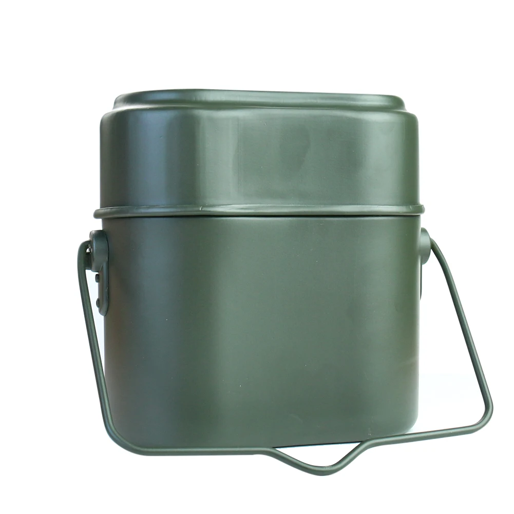 Portable Alloy Pot and Bowl Lu - Camping Outdoor Cooking Set recension och pris