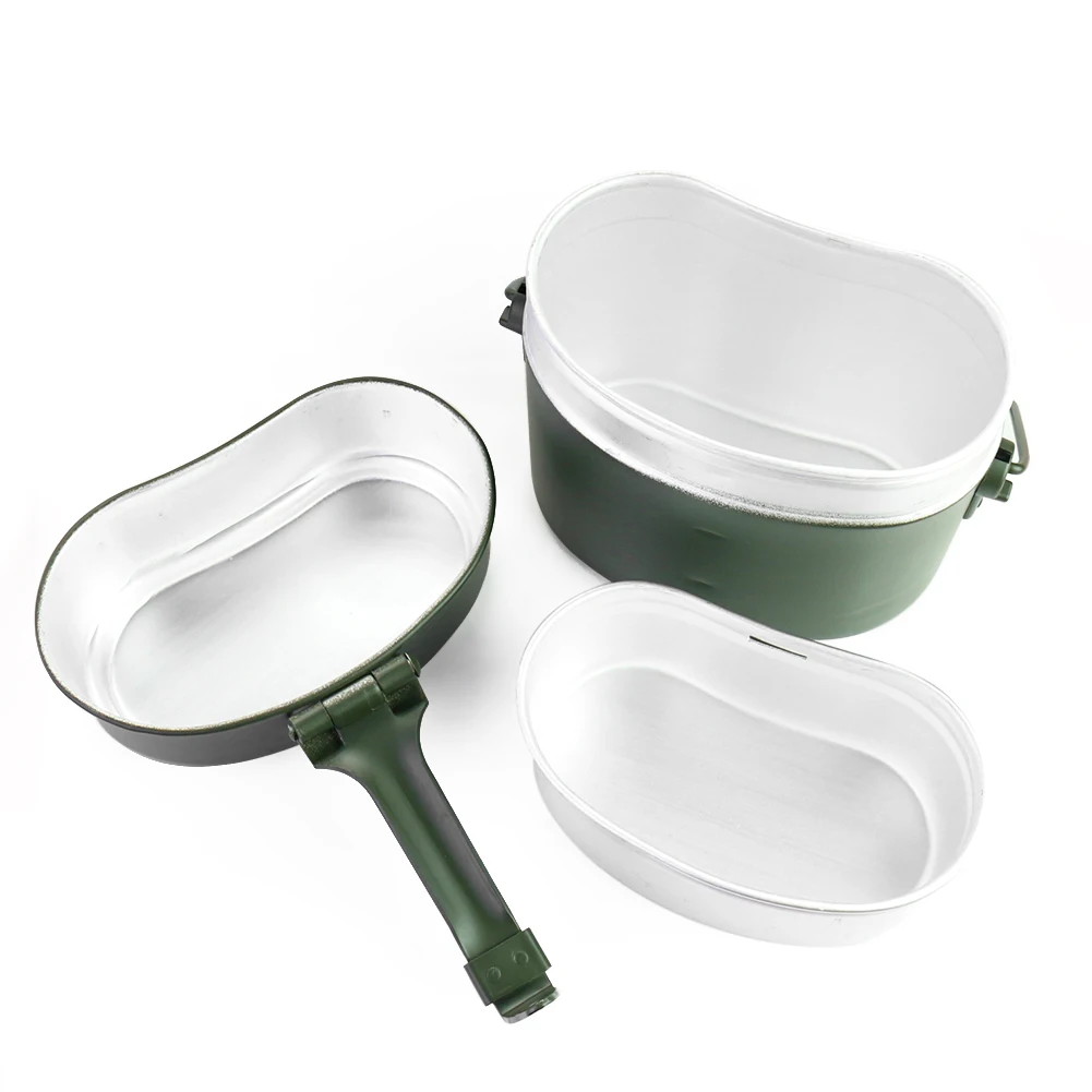 Portable Alloy Pot and Bowl Lu - Camping Outdoor Cooking Set recension och pris